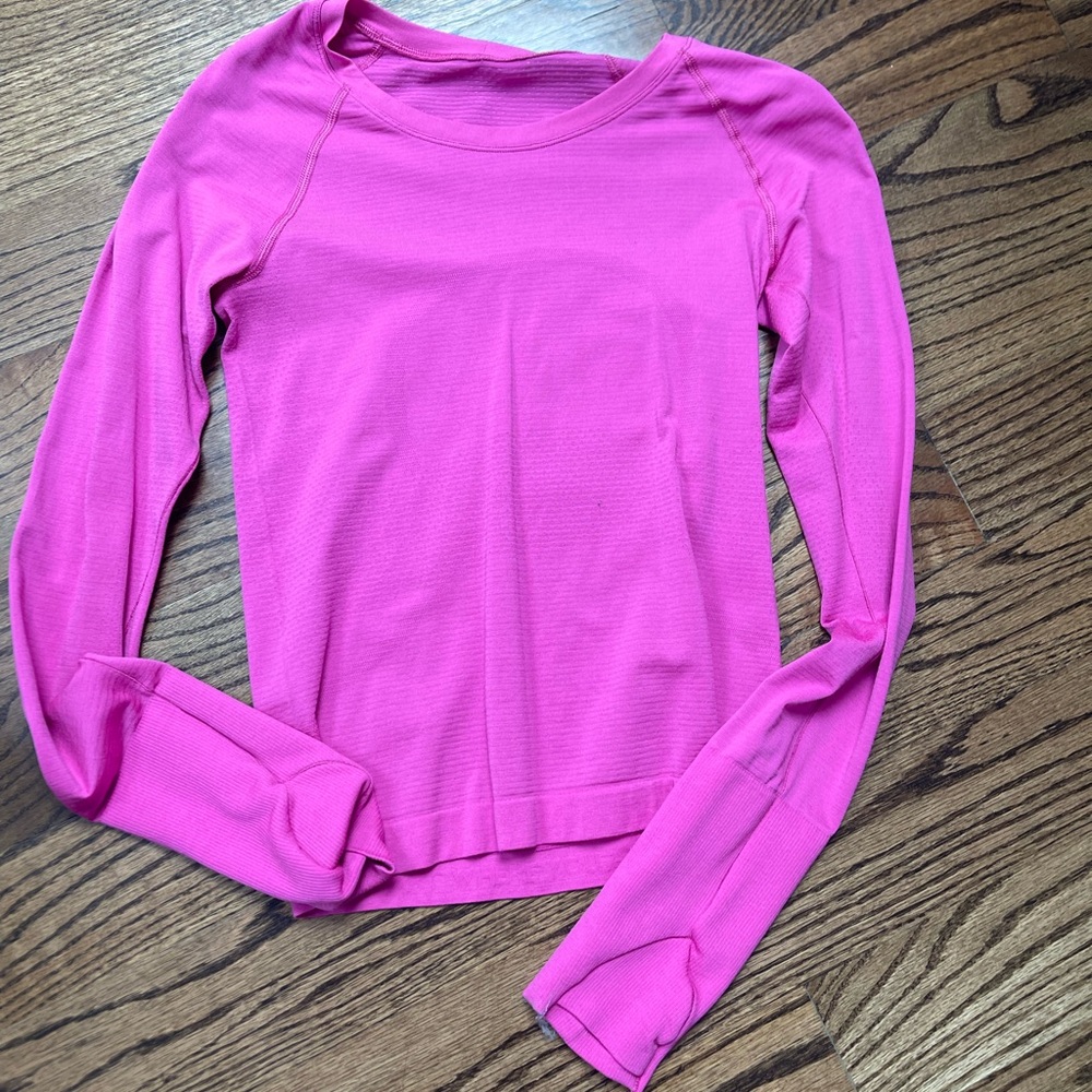Sonic pink Long Sleeve Women's Top